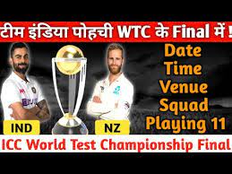 Hotstar will stream the world test championship final between india and new zealand live. India Vs New Zealand Wtc Final Date Time Venue Squad World Test Championship Final Ind Vs Nz Youtube