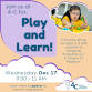 Play and Learn at 4-C (in English, in-person) event image