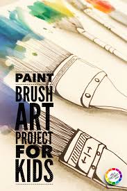Art Project For Kids 3d Paint Brushes Art Lessons Elementary Art Lessons For Kids Easy Art Lessons