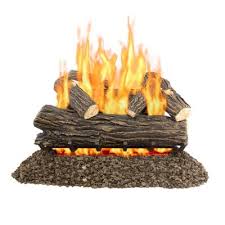 Should i leave the batteries how far away from the fireplace can i be and activate the fireplace with a remote control? Gas Fireplace Logs Fireplace Logs The Home Depot