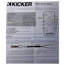Kicker 41kmlc Kmlc Led Lighting Remote Walmart Com Walmart Com