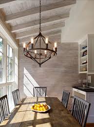 rustic dining room lighting