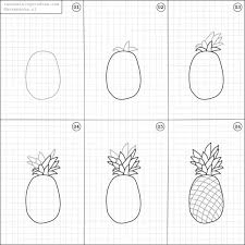 How To Draw A Pineapple Tekenen Ananas Tekening Leer Tekenen