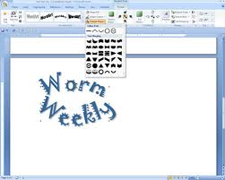 Follow the instructions for the microsoft word version you open the word where you would like to insert the clip art. Adding Wordart In Word 2007 Dummies