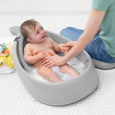 The warming wings can be used wet or dry. Skip Hop Moby Smart Sling 3 Stage Tub Gray Baby Bath Tub Baby Bath Newborn Sling