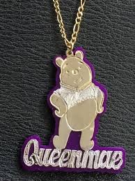 Personalized Name Necklace Gold Plated Any Cartoon Characters Winnie The Pooh Nikfine
