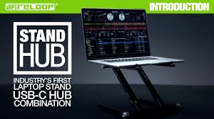 These peripherals mean you can set your laptop farther away and at various. Reloop Stand Hub Advanced Laptop Stand With Usb C Pd Hub Introduction Youtube