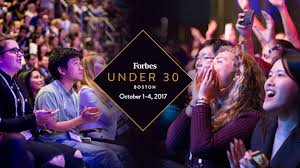 600 of the brightest young entrepreneurs, leaders, and stars. 2017 Forbes Under 30 Summit 10 01 17