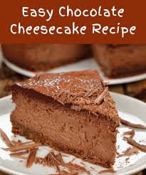 Easy Chocolate Cheesecake Recipe In 2020 Easy Chocolate Cheesecake Recipe Keto Dessert Keto Dessert Recipes