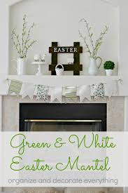 The annual tradition of decorating for easter includes easter mantel decorations made with colorful eggs, flowers, and bunny statues. 5 Easter Mantel Decorating Ideas Organize And Decorate Everything