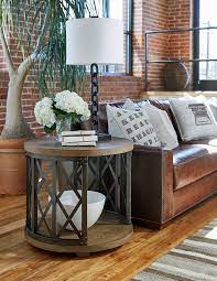 Metalworks Round End Table Living Room End Table Decor Table Decor Living Room Living Room End Tables