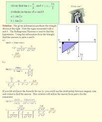 Angle Sum And Difference Double Angle And Half Angle Formulas A Plus Topper Sum Angles Theorems