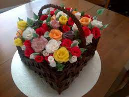 You can also choose from food. Sugar Paste Flower Basket Cake Homemade Food