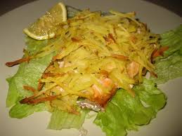 Risultati immagini per immagini salmone in crosta di patate