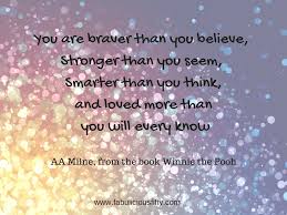 I recommend grabbing a copy of the tao of pooh as you'll no promise me you'll always remember: The Wisdom Of Winnie The Pooh Fabuliciousfifty