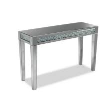 Aria Sofa Table Mirrored Glass In 2020 Mirror Table Sofa Table Mirrored Glass