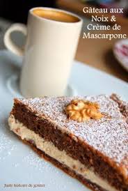 Gateau Aux Noix A La Creme De Mascarpone Gateau Noix Gateaux Et Desserts Gateau Moelleux