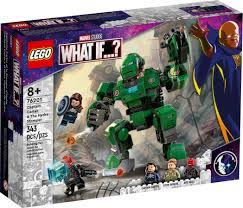 Mar 31, 2019 · conduct experiments with tony stark and capture the outrider with the lego marvel avengers 76125 iron man hall of armor buildable superhero set, featuring a modular lab that can be combined and stacked in many different ways for endless creative play possibilities. Lego Marvel What If Captain Carter The Hydra Stomper 76201 Revealed The Brick Fan