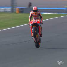Discover and share the best gifs on tenor. Motogp Marquez Throws A Wheelie Facebook