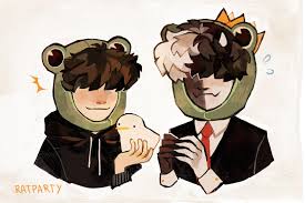 Cute pfp for discord : Matching Frog Hats For Beeduo Tubbo