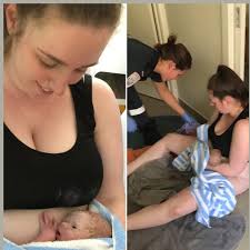 Diese Mutter kann es immer noch kaum glauben: Sie brachte ihr Baby auf dem  Badezimmerboden zur Welt. Sandra, 32, aus Melbourne (Australien), rief  ihren Mann Jack an, als sie die ersten Wehen