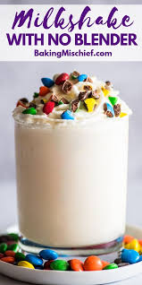No Blender No Problem This Is The Best Way To Make A Milkshake Without A Blender Milkshakes Homemade Milkshake Milkshake Recipe Easy Milkshake Recipes