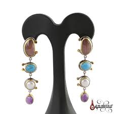 Fosfor, elementer sembolü p olan periyodik tablodaki element 15'tir. Safir Yakut Zumrut Dogal Tasli 925 Ayar Gumus Cicek Motiflii Kupe