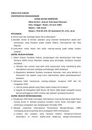 Tamatan sma dari semua jurusan boleh mengikuti ujian masuk fakultas kedokteran ui. Soal Ujian Fakultas Hukum Kunci Ujian
