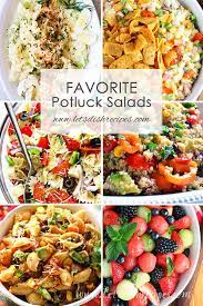 Pot roasts and casseroles and sweet stuff, oh my. Favorite Potluck Salads Let S Dish Recipes