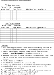 Mendel and basic genetics packet ws answers : Dragon Genetics Lab Principles Of Mendelian Genetics Pdf Free Download