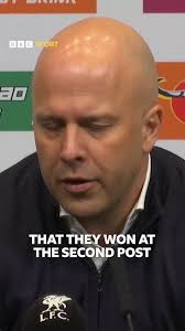 Arne Slot admits "duels through the air" were costly for Liverpool in the  Carabao Cup final.