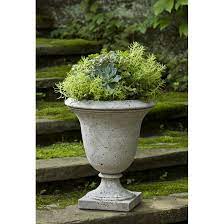 Made of durable, weather resistant solid cast stone concrete. Campania International Inc Linwood Cast Stone Urn Planter Reviews Perigold