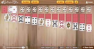 Naturally this is called turn 1 or draw 1. Triple Klondike Solitaire Turn Three