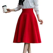 Only Us 15 59 5xl Plus Size Skirt High Waisted Skirts Womens White Knee Length Bottoms Pleated Skirt Saia Midi Pink B Yuksek Bel Pileli Etek Kadin Kiyafetleri