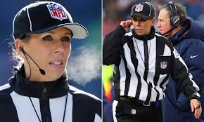 She's on the field right now, with new orleans saints, as they go through training camp. Sarah Thomas Makes History Again As The First Woman To Officiate An Nfl Playoff Game Daily Mail Online