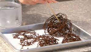 Press crumbs evenly into the bottom of the prepared pan. Watch Now Martha Bakes Making Chocolate Strings Pbs Video Chocolate Garnishes Martha Stewart Cooking How To Make Chocolate