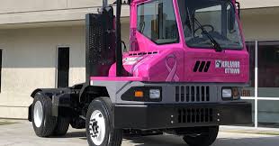 We're grateful to the hon. Kalmar Supports Breast Cancer Awareness Month With Unique Terminal Tractor Auction Kalmarglobal