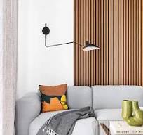 Interior Solid Wood Decorative Akupanel Wall Veneer Cladding Modern 3D Oak  Slat Wood Acoustic Panels