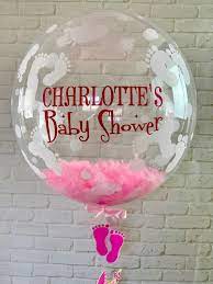Personalised Baby Shower Balloon Baby Girl Welcome Baby Baby Girl Arrival Baby Shower Decor Baby Shower Party New Baby Gift New Baby Girl Balloons Baby Shower Party Decorations Personalized Baby Shower