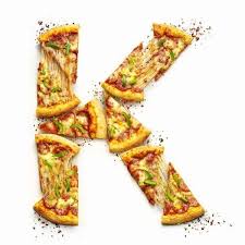 Letter K Is A Pizza K Why Not From Andrea Lim Joco Typography Pizzatype Typedesign Alphabetdesign In 2020 Food Typography Food Lettering Food