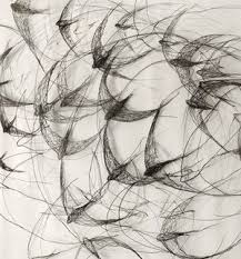 Scream Of Swifts Wire Art 3d Pen Art Wire Sculpture