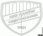 Wisla v rakow czestochowa, 12.08. Rakow Czestochowa Badge Coloring Page Printable Game
