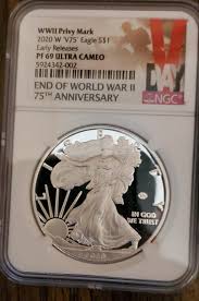 1996 american silver eagle ngc ms68 mint error reverse struck thru. Beautiful 2020 W V75 Silver Eagle For Sale Buy Now Online Item 453275