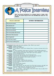A Police Interview Past Continuous Worksheet Free Esl Printable Worksheets Made By Teachers Learn English English Lessons Reading Comprehension Worksheets