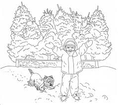 It is possible to build snowmen in the winter, to play snowballs, to ride the sledge, skis and a snowboard. Free Printable Winter Coloring Pages
