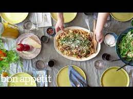 Braised Short Rib Pasta Bon Appetit Youtube Braised Short Rib Pasta Braised Short Ribs Recipes