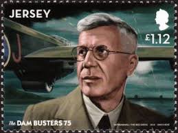 Stamp: Sir Barnes Wallis (Jersey(Dam Busters 75th Anniversary) Mi:JE  2212,Sn:JE 2138,Yt:JE 2297,Sg:JE 2259,Un:JE 2323 📮