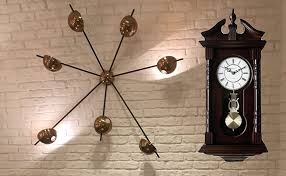 If you plan to display your grandfather clock in a small room, simply choose a clock that fits well with both your available space and your furniture style. Vmarketingsite Grandfather Wood Wall Clock With Westminster Chime Pendulum Wood Traditional Clock Makes A Great House Warming Or Birthday Gift Clock Chimes Every Hour Amazon Co Uk Home Kitchen
