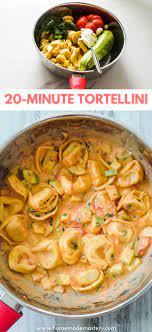 Creamy Tomato Basil Tortellini With Zucchini Homemade Mastery Recipe Tortellini Recipes Easy Pasta Recipes Healthy Tortellini Recipes