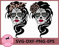 Download Clip Art Skull Mandala Difficult Svg Dia De Los Muertos Dxf Png Art Collectibles